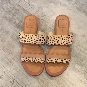 Dolce vita leopard sandal